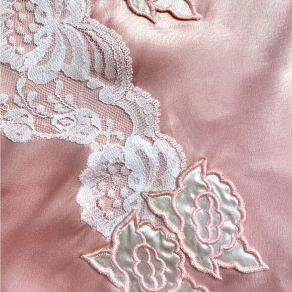 VTG  90s Women's Victoria's Secret Gold Label Lingerie Cami Top Size P Pink - Picture 4 of 8